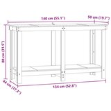  Radni stol Vosak Smeđa 140 x 50 x 80 cm Masivna borovina - Vosak smeđa 140 x 50 x 80 cm | shoptok.hr