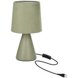 Candellux Lighting Zelena stolna lampa s tekstilnim sjenilom (visina 24,5 cm) Satti – Cijene