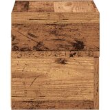 vidaXL Stenska nočna omarica 2 kosa starinski les 45x26x28,5 cm | Shoptok.si