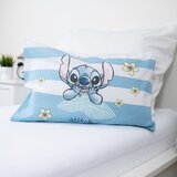 Jerry Fabrics Svijetlo plava pamučna dječja posteljina za dječji krevetić 100x135 cm Lilo & Stitch "Tropical Hugs" – | shoptok.hr