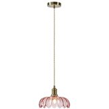 Markslöjd 109178 - Luster na sajli KURAGE 1xE27/40W/230V mesing/dimno roza Cene