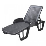 Olimp Sport Baštenska ležaljka plastična sklopiva Poll Antracite 037989 | ePonuda.com