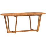  Vrtni blagovaonski stol ovalni 200x90x75 cm masivno drvo akacije | shoptok.hr