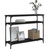  Konzolna stolica Crni hrast 100 x 29 x 75 cm Konstruirano drvo | shoptok.hr
