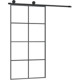  Klizna vrata s priborom 102,5x205 cm od stakla ESG i aluminija | shoptok.hr