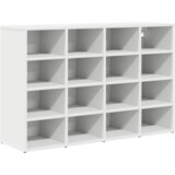 vidaXL Omara za čevlje s polico Bela 52.5 x 30 x 50 cm Konstruiran les | Shoptok.si