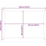  Jedro za sunce Svijetlo siva i bijela. 3,5 x 2,5 m | shoptok.hr