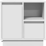  Noćni ormar 2 pcs Bijelo 50 x 34,5 x 50 cm. Konstruirano drvo | shoptok.hr