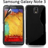  Gumijasti / gel etui S-Line za Samsung Galaxy Note 3 - črni | Shoptok.si