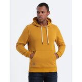 Ombre Men's unlined hooded sweatshirt - mustard Cene