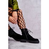 S. BARSKI Women's Suede Boots Tied Black Afra | ePonuda.com