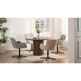 Livetastic NASLANJAČ, les, kovina, tekstil siva | Shoptok.si