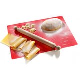 Imperia Silikonska podlaga za valjanje + valjar Foglio Chef 60x40cm / silikon, les, (5000200054) | Shoptok.si