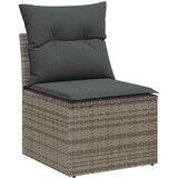  Vrtna sedežna garnitura z blazino s shranjevanjem 8 pcs Siva, (5000134010) | Shoptok.si
