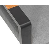 Aluminijska vrtna garnitura - sofa + 2 fotelje + stol | shoptok.hr