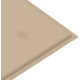  Klupa s bež jastukom 112 cm od masivne tikovine | shoptok.hr