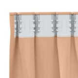 vidaXL Zavese z zavesami 2 pcs Svetlo rjava 245 x 140 cm Poliester | Shoptok.si