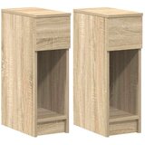 vidaXL Noćni ormarići s ladicom 2 kom sonoma hrast 20x36x60 cm | shoptok.hr