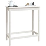  Barski stol bijeli 100 x 50 x 110 cm od masivne borovine | shoptok.hr