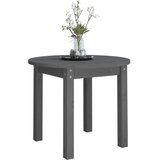  Stolić za kavu sivi Ø 55x45 cm od masivne borovine | shoptok.hr