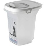 Moderna Kantica za čuvanje granulirane hrane Trendy Story Cats In Love, 6l, Bela Cene