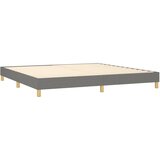  box spring s madracem LED tamnosivi 200x200 cm tkanina | shoptok.hr
