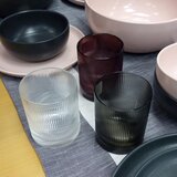 LIVELLARA Kozarec za vodo, sok Rigatino smoke / 300ml / sivo-rjav / steklo, (5000255092) | Shoptok.si
