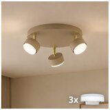 Brilagi LED RGB prigušiva spot svetiljka MONO 3xGX53/14W/230V Wi-Fi Tuya bež/zlatna Cene