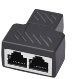 mrežni razdjelnik (splitter) RJ45 1-na-2 / ženski-ženski adapter