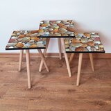 Hanah home set klub stočića 3Shp345, 3 komada, Boja hrasta | ePonuda.com