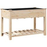  Vrtna saksija Bež 115 x 59 x 76,5 cm Čvrsto drvo jele | shoptok.hr