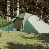 vidaXL Šator za kampiranje za 6 osoba zeleni 576x238x193 cm taft 185T Cijene