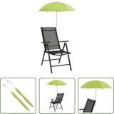  The Living Store Senčniki za stol za kampiranje 2 kosa zeleni 105 cm - Senčnik Za Stol Za Kampiranje, (21743032) Cene