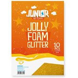 Junior jolly Glitter Foam, eva pena sa šljokicama, A4, 10K, odaberite nijansu Zlatna Cene