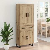  Highboard 2 kom. Umjetnički hrast 69,5 x 34 x 180 cm Slike