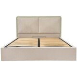 Bobochic Paris Bež podstavljeni bračni krevet s prostorom za odlaganje s podnicom 160x200 cm Mara – | shoptok.hr