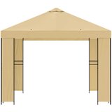 Gazebo 3 x 3 m Krem Poliester i čelik 190 gsm | Eponuda.ba