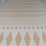 Prostirka print 70x140cm mix bež-bela