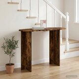  Konzolna stolica s pohranom Dimljeni hrast 100 x 39,5 x 75 cm | shoptok.hr