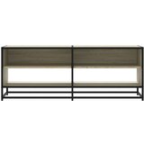 vidaXL TV omarica sonoma hrast 120,5x40x46 cm inženirski les in kovina | Shoptok.si