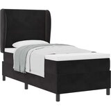  Krevet s opruga kutije s madracem Crna 200 x 90 cm Baršun | shoptok.hr