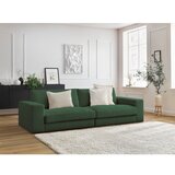 Bobochic Paris Temno zelena sedežna garnitura iz rebrastega žameta 274 cm Leonard – | Shoptok.si