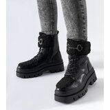 Gemre Black insulated workers with a buckle Highland | Shoptok.si