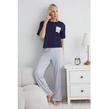 TRENDYOLMILLA Ženski set pidžame Thmss25Pt00123, Plavi | Eponuda.com