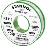 KS115 spajkalna žica\, neosvinčena tuljava Sn99\,3Cu0\,7 100 g 1.5 mm Neosvinčena žica za spajkanje KS115 SN99Cu1 100 g 1.5 mm, (20428527)