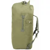 vidaXL torba u vojničkom stilu 85 l maslinastozelena