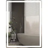 kopalniško ogledalo steklo, plastika 80D x 60Š x 4V cm srebrno, (5000242281)