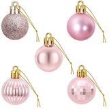  Set božićnih kuglica 150 kom. Ružičasta 3 cm Polistiren - Ružičasta | shoptok.hr