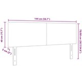  Naslon za glavu Jednostavni dizajn Svijetlo zelena Siva 140 cm Baršunasta tkanina | shoptok.hr