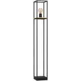 Eglo Podna lampa LIBERTAD E27 128,5 cm crna/drvo 99798 Cene